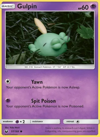 Gulpin #57 · Celestial Storm Pokémon card