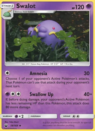 Swalot #58 · Celestial Storm Pokémon card