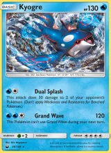 Kyogre · Celestial Storm Pokémon card