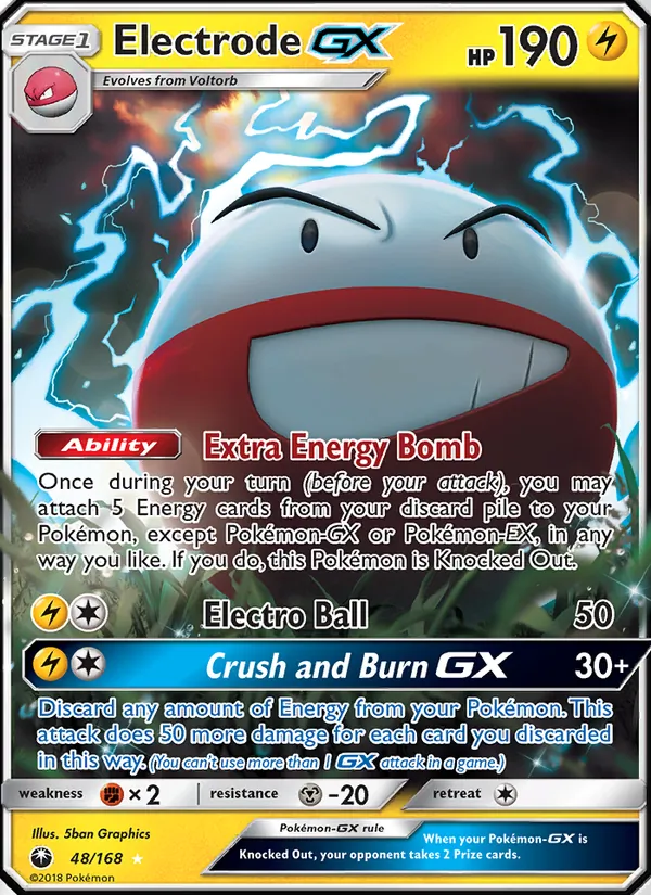 Electrode GX full card art