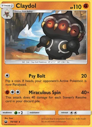 Claydol #79 · Celestial Storm Pokémon card