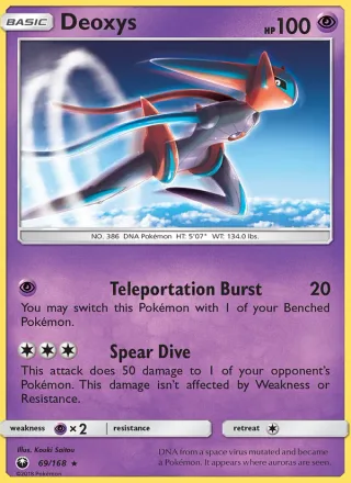 Deoxys #69 · Celestial Storm Pokémon card