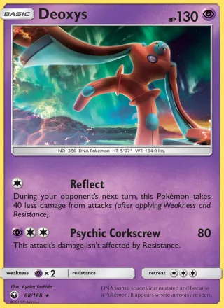 Deoxys #68 · Celestial Storm Pokémon card