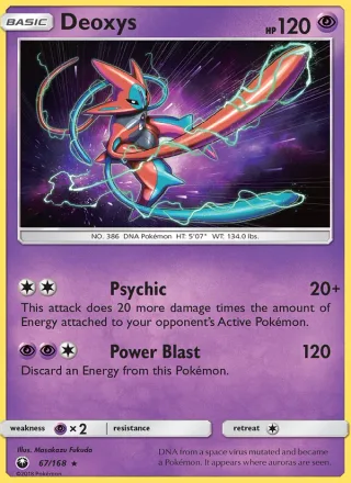 Deoxys #67 · Celestial Storm Pokémon card