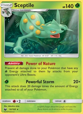 Sceptile #10 · Celestial Storm Pokémon card