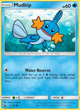 Mudkip #32 · Celestial Storm Pokémon card