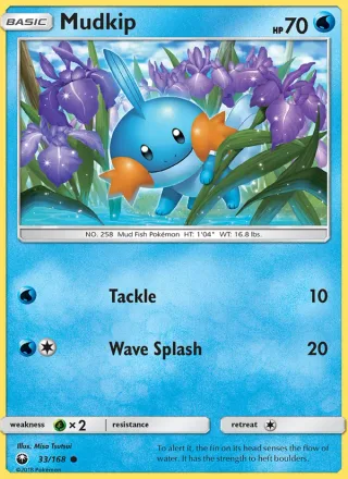 Mudkip #33 · Celestial Storm Pokémon card