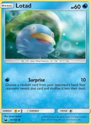 Lotad #36 · Celestial Storm Pokémon card