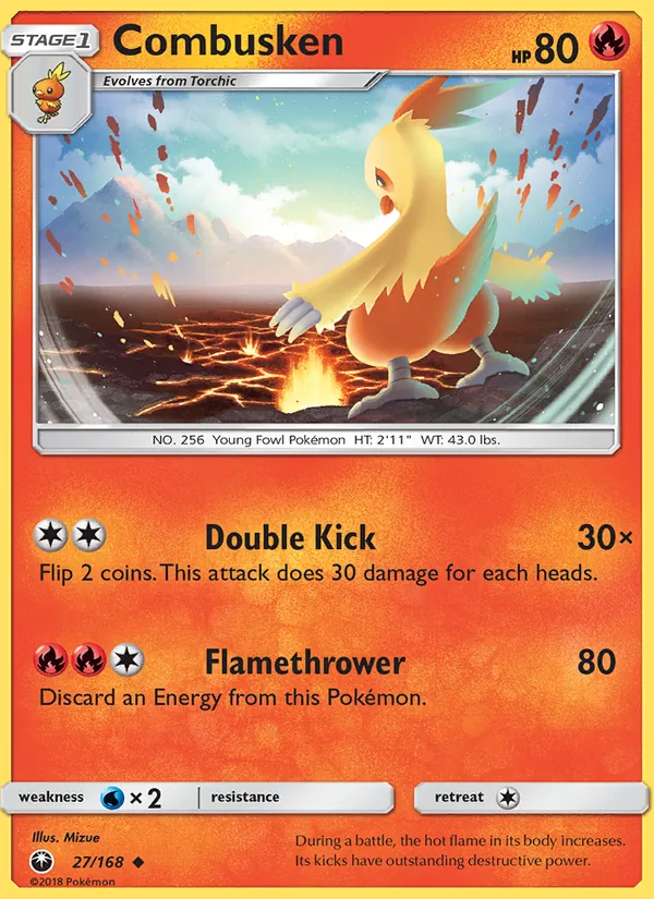 Combusken full card art