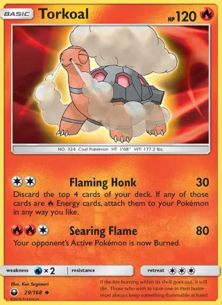 Torkoal #29 · Celestial Storm Pokémon card