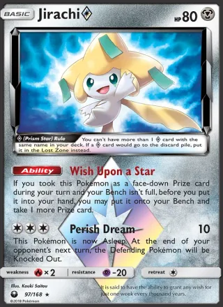 Jirachi ◇ #97 · Celestial Storm Pokémon card