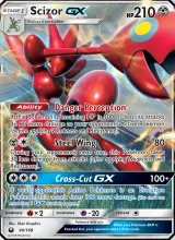 Scizor GX · Celestial Storm Pokémon card