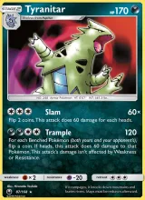 Tyranitar · Celestial Storm Pokémon card