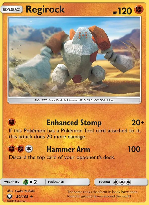 Regirock full card art