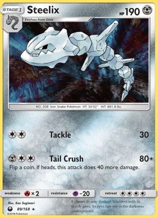 Steelix #89 · Celestial Storm Pokémon card