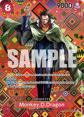 Monkey.D.Dragon (SP) #OP07-015-sp · Emperors in the New World One Piece card