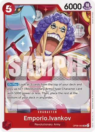 Emporio.Ivankov (Jolly Roger Foil) #OP06-003-jolly-roger-foil · Premium Booster -The Best- One Piece card
