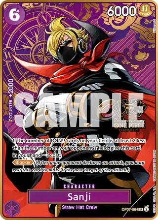 Sanji (Championship 2024 Top Player Pack) #OP07-064-championship-2024-top-player-pack · One Piece Promotion Cards One Piece card