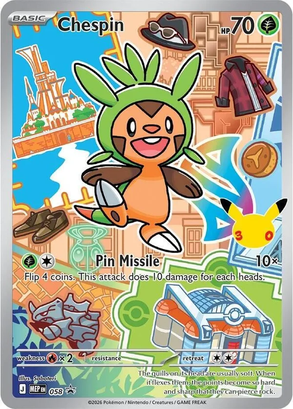 Chespin full card art