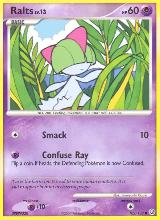 Ralts #102 · Secret Wonders Pokémon card