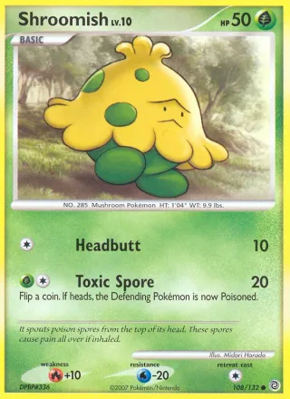 Shroomish #108 · Secret Wonders Pokémon card