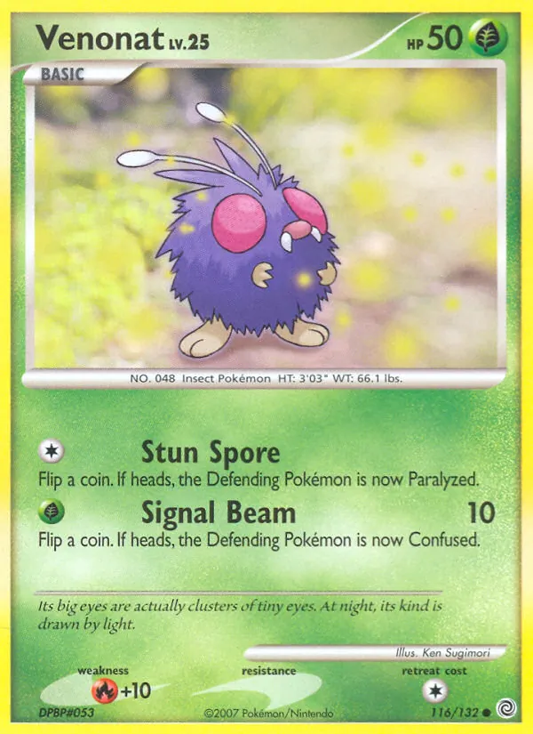Venonat full card art