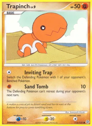 Trapinch #115 · Secret Wonders Pokémon card