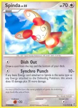 Spinda · Secret Wonders Pokémon card