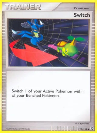 Switch #128 · Secret Wonders Pokémon card