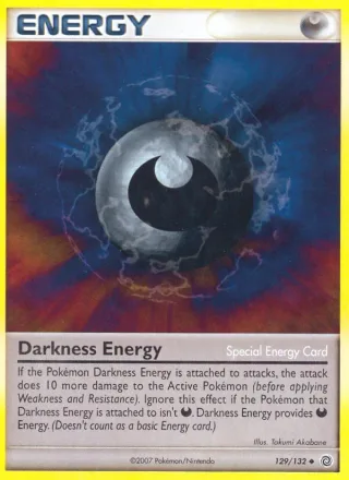 Darkness Energy #129 · Secret Wonders Pokémon card