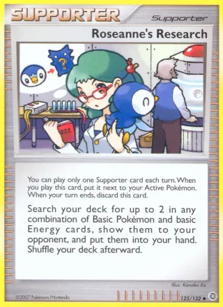 Roseanne's Research #125 · Secret Wonders Pokémon card