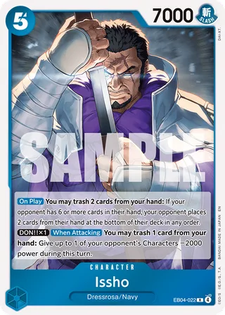 Issho #EB04-022 · The Azure Sea's Seven One Piece card