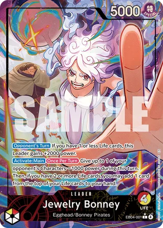 Jewelry Bonney (Alternate Art) #EB04-001-alternate-art · Adventure on Kami's Island One Piece card