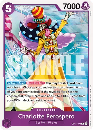 Charlotte Perospero #OP11-071 · A Fist of Divine Speed One Piece card