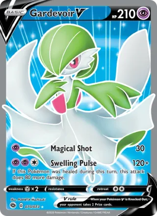 Gardevoir V #70 · Champion's Path Pokémon card