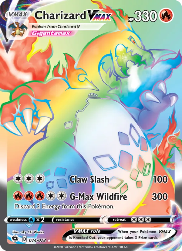 Charizard VMAX full card art