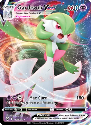 Gardevoir VMAX #17 · Champion's Path Pokémon card