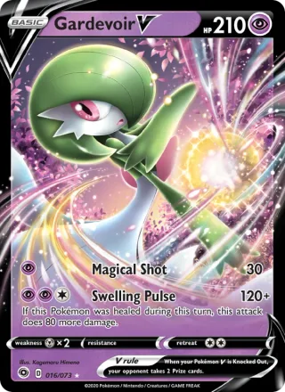 Gardevoir V #16 · Champion's Path Pokémon card