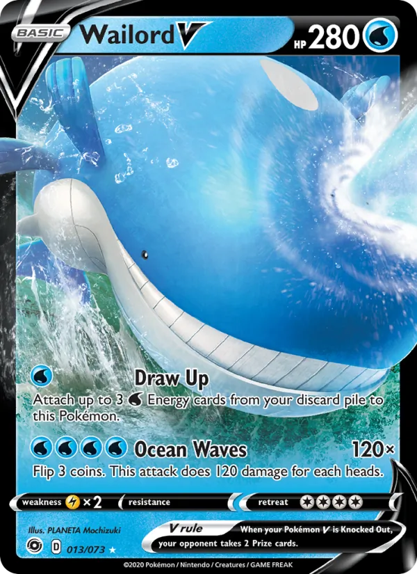 Wailord V full card art