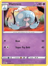 Hattrem · Champion's Path Pokémon card