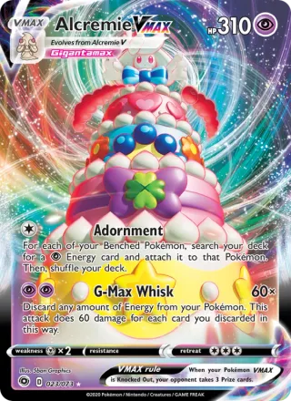 Alcremie VMAX #23 · Champion's Path Pokémon card