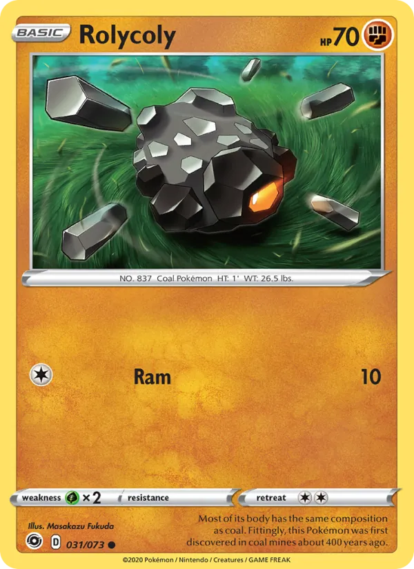 Rolycoly full card art