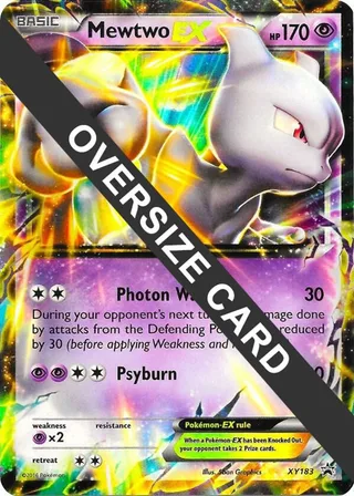 Mewtwo EX - XY183 #XY183 · Jumbo cards Pokémon card