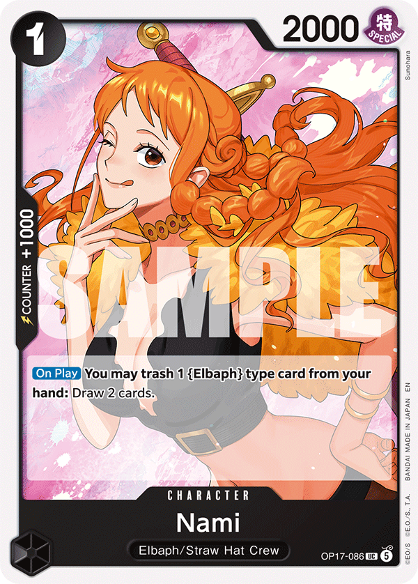 Nami full card art