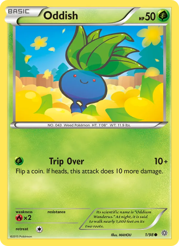 Oddish full card art