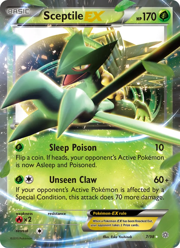Sceptile EX full card art