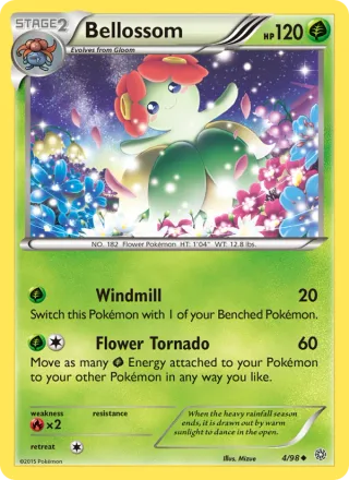 Bellossom #4 · Ancient Origins Pokémon card
