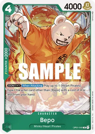 Bepo #OP01-049 · Romance Dawn One Piece card
