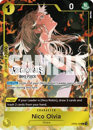 Nico Olvia (Offline Regional Participation Pack 2025 Vol.1) #OP09-106-offline-regional-participation-pack-2025-vol-1 · One Piece Promotion Cards One Piece card