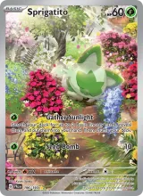 Sprigatito · Paldea Evolved Pokémon card